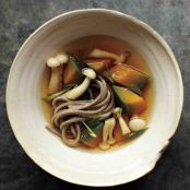Japanese Squash-and-Soba-Noodle Soup