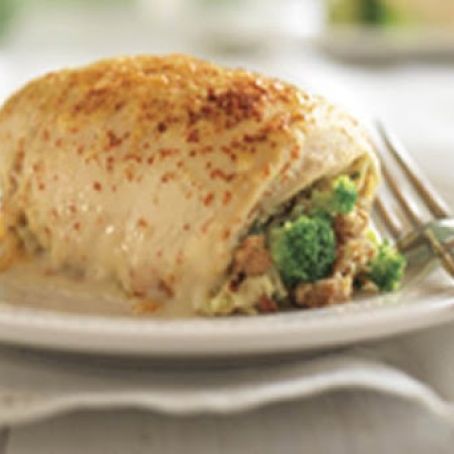 Creamy Broccoli-Stuffed Chicken Breasts