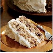 Mocha-Apple Cake with Browned Butter Frosting