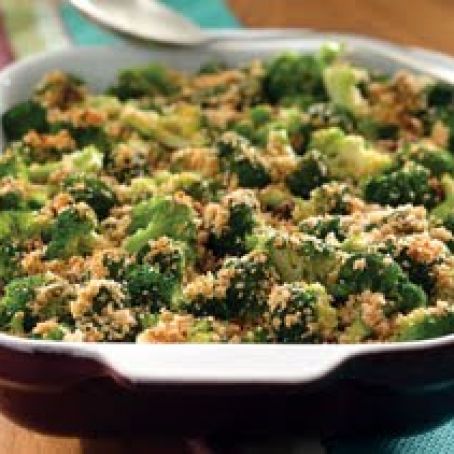 Broccoli Florets w/Streusel-Crust