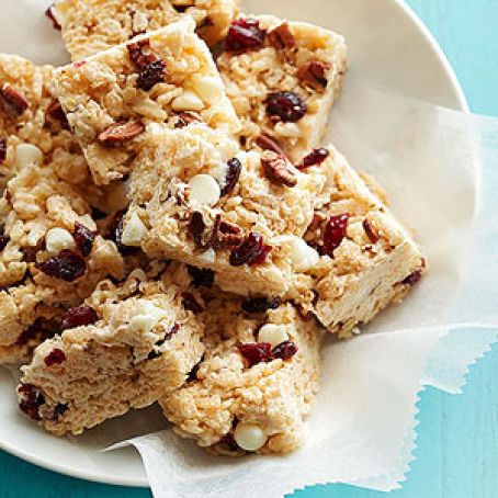 White Chocolate-Cranberry Crispy Treats