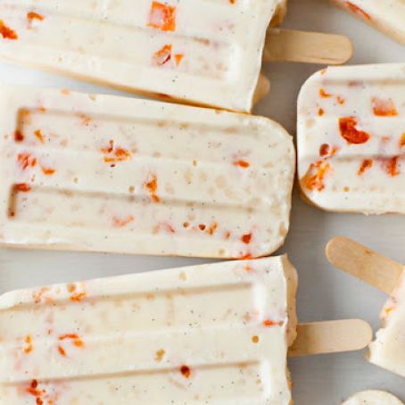 Apricot Rice Pudding Pops
