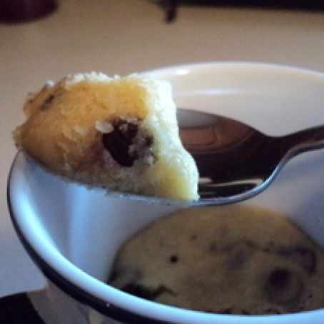 Chocolate Chip cookie in a coffee cup