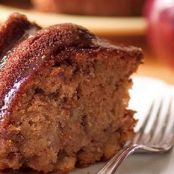 Fresh Apple Cake with Caramel Sauce