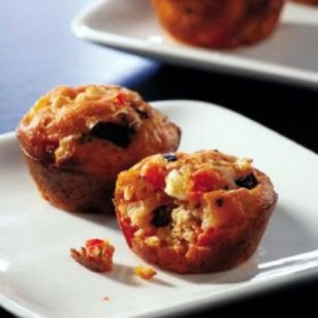 Mini Greek Pizza Muffins