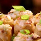 Cheesy Bacon Stuffed Mini Potatoes