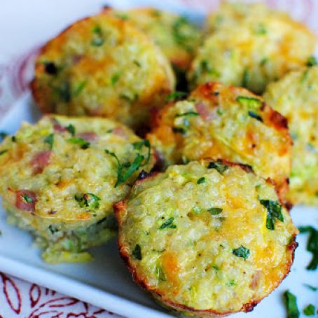 Mini Ham & Cheese Quinoa Cups