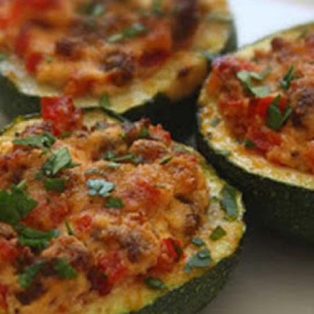 Stuffed Summer Squash