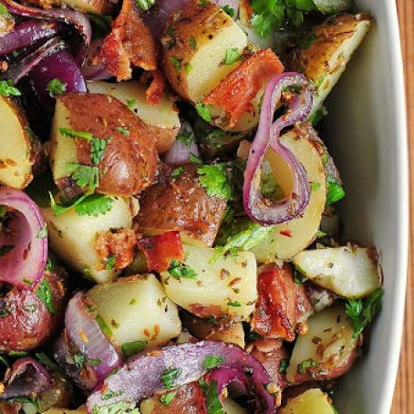 Texas Style New Potato Salad Recipe | She Wears Many Hats