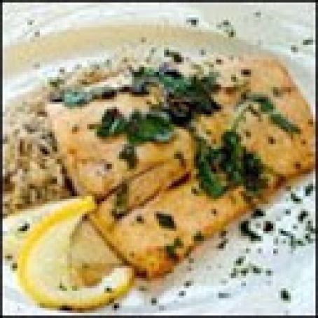 Tomato and White Wine Braised Halibut