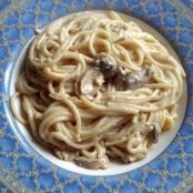 ESPAGUETIS CON SALSA DE OSTION AHUMADO