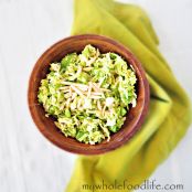 Shaved Brussels Sprouts Salad with Lemon Vinaigrette
