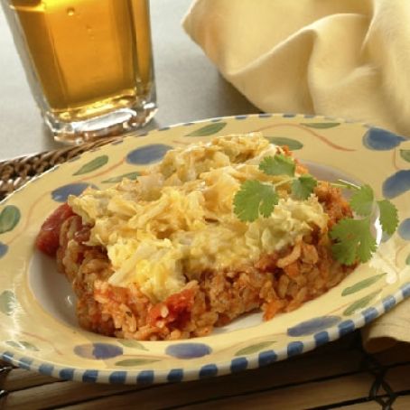 Chile Spiced Cabbage and Rice