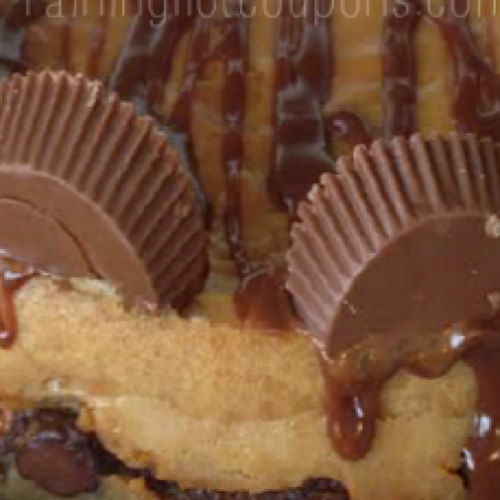 Peanut Butter cup Brownie Bottom Cheesecake