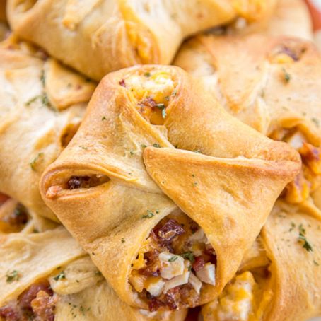 Crack Chicken Crescent Bites - FOOTBALL FRIDAY