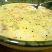 Cheeseburger Soup*