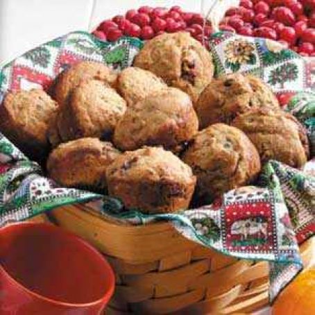 Cran-Orange Bran Muffins