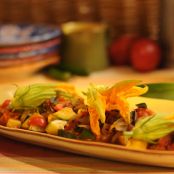 Zucchini in Cuban Style Cherry Tomato Sofrito