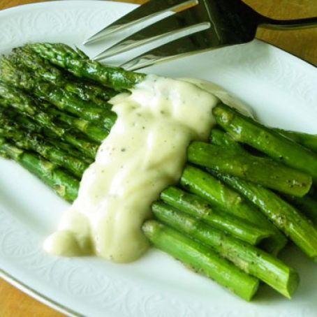 Asparagus - Roasted with Dijon Lemon Sauce