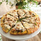 Breakfast (Frittata with Baby Broccoli & Cheddar)