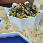 Texas Caviar-Black Bean and Black Eyed Pea Dip