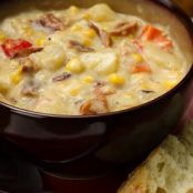 Slow Cooker Bacon and Corn Chowder