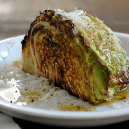 Roasted Cabbage Wedge Salad