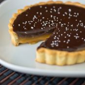 Salted Chocolate & Caramel Tarts