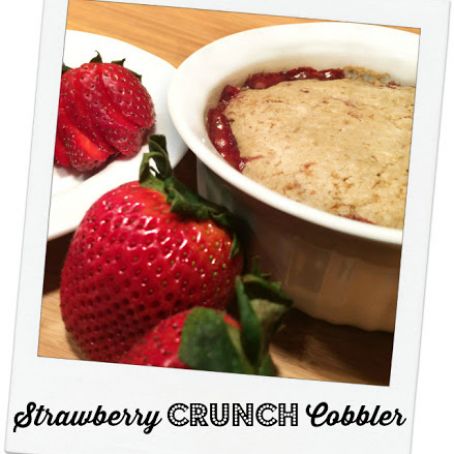 Healthy Strawberry Cobbler