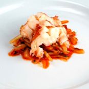 Lobster with Joe's Spicy Portuguese Sauce