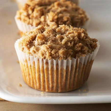 Banana Multigrain Streusel Muffins