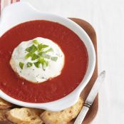 Baked Goat Cheese in Tomato Sauce