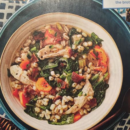 Quick Chicken and Barley Stew