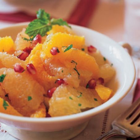 Citrus Salad with Mint Sugar