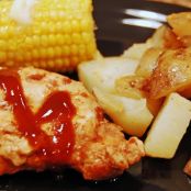 Complete Barbecue Chicken Dinner in the Slow Cooker