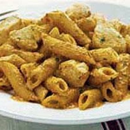 Creamy Basil & Red Pepper Pasta