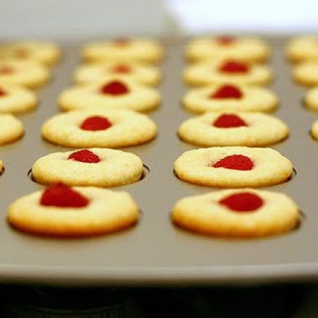 Raspberry-Topped Lemon Muffins