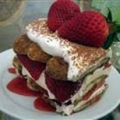 Strawberry Tiramisu for Two