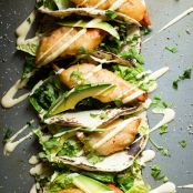 Crispy Salmon Fish Tacos