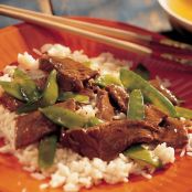 Crockpot Chinese Beef & Pea Pods