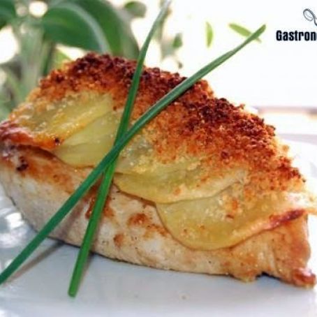 POLLO CON PAPAS CRUJIENTES