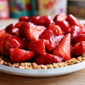 STRAWBERRY PRETZEL PIE