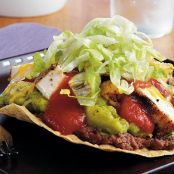 Sizzling Grilled Chicken Tostadas