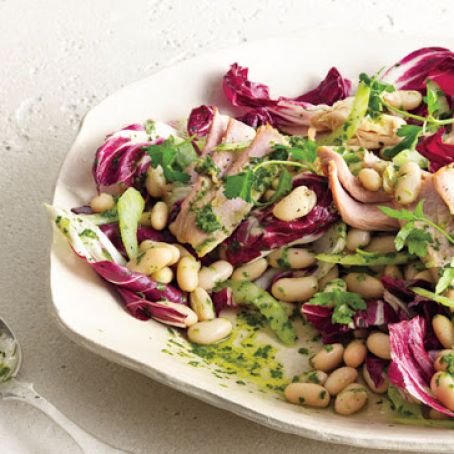 White Bean and Tuna Salad with Radicchio