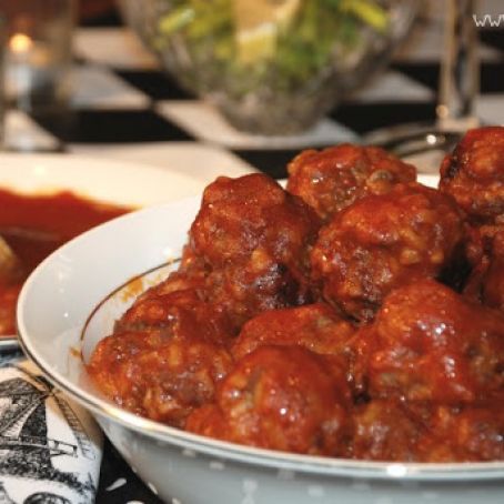 Porcupine Meatballs and Orange Gravy