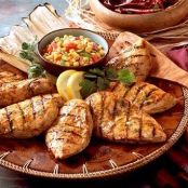 Chipotle Chicken w/ Grilled Corn salsa