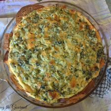 Simple Broccoli Cheddar Quiche