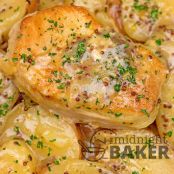 SLOW COOKER DIJON PORK CHOPS AND POTATOES