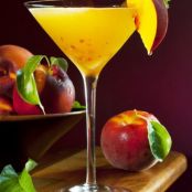 White Peach Green Tea Cocktail