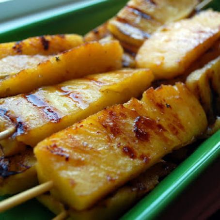Grilled Pineapple Kebabs